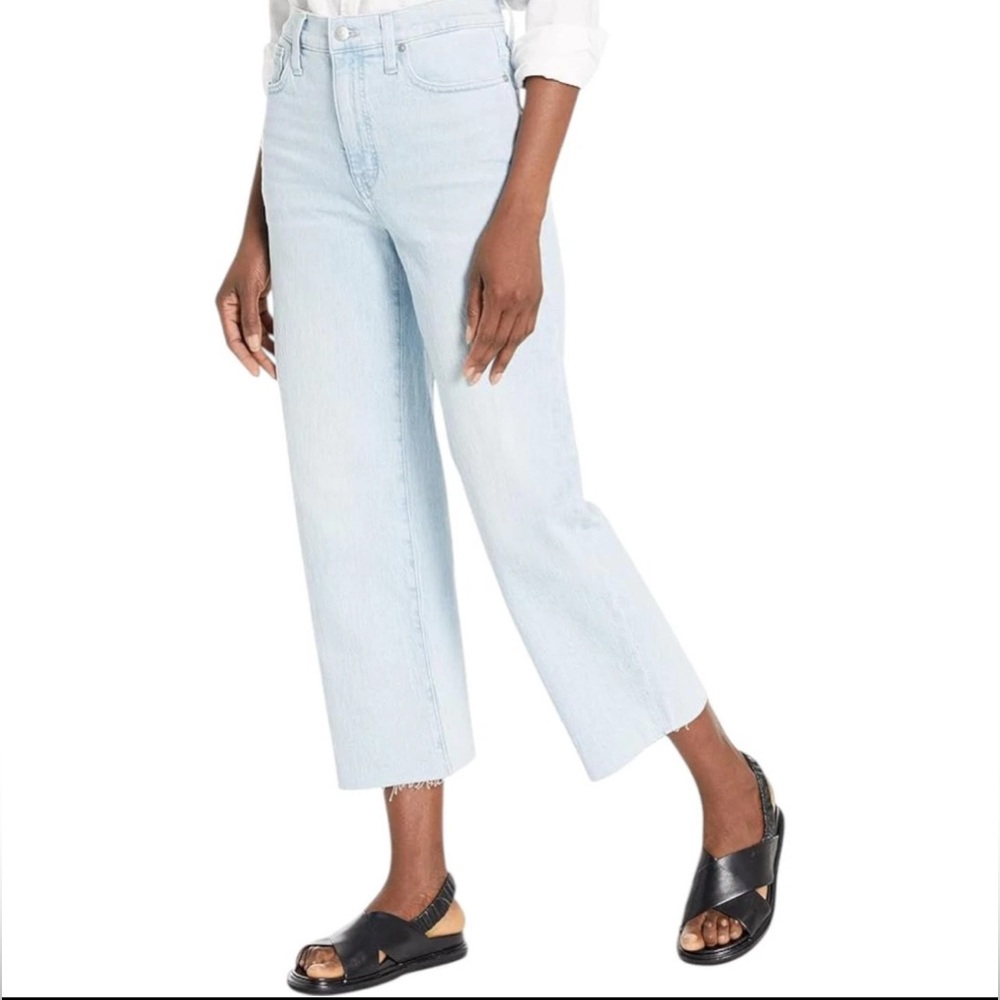 SOLD - Madewell Perfect Vintage Wide Leg Crop Jeans, 29 - EUC